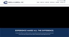 Desktop Screenshot of carrollandcarrollinc.com